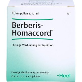 Ампулы BERBERIS HOMACCORD, 10 шт.