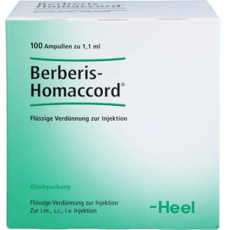 Ампулы BERBERIS HOMACCORD, 100 шт.