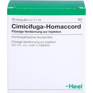 Ампулы CIMICIFUGA HOMACCORD, 10 шт.