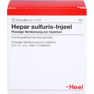HEPAR SULTURIS INJEEL ампулы, 10 шт.