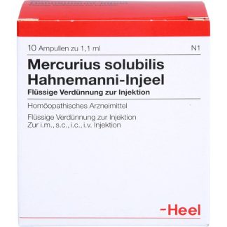 MERCURIUS SOLUBILIS INJEEL Hahnemanni Ампулы 10 шт.