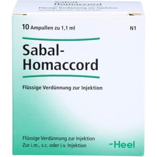 Ампулы SABAL HOMACCORD, 10 шт.