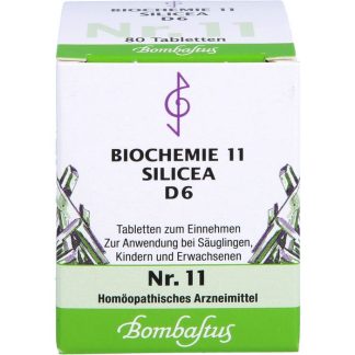 BIOCHEMIE 11 Silicea D 6 таблеток 80 шт.
