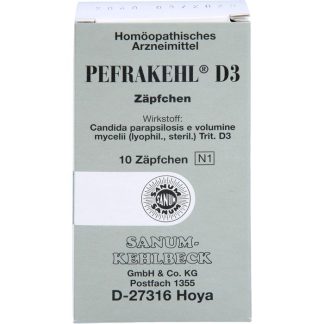 Суппозитории PEFRAKEHL D 3, 10 шт.