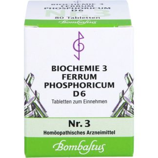 БИОХИМИЯ 3 Таблетки Ferrum phosphoricum D6 80 таблеток