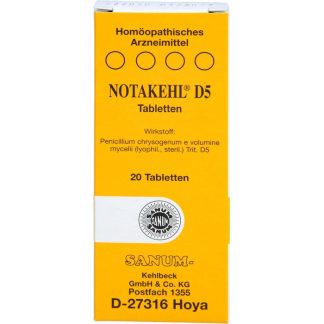 NOTAKEHL D 5 таблеток 20 таблеток