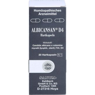 Альбикансан D, 4 капсулы, 20 шт.