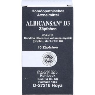 Суппозитории ALBICANSAN D 3, 10 шт.
