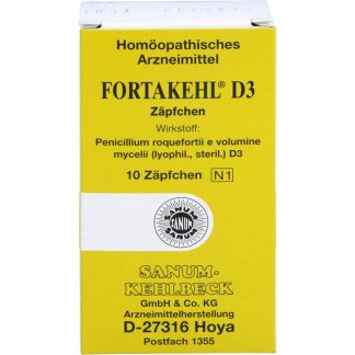 Фортакель Д 3 суппозитория, 10 шт.