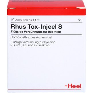 RHUS TOX Инъекции S ампулы, 10 шт.