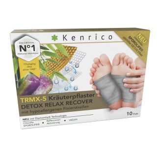 Пластыри KENRICO Herbal Plasters TRMX-5 DETOX, 10 шт.