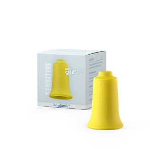 Мини-чашка BellaBambi Cup, желтая, для людей с повышенной чувствительностью.