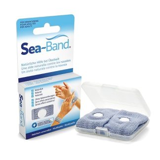 Массажный браслет Sea-Band для взрослых, серый, 1 пара.