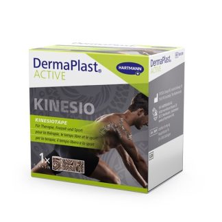Кинезиотейп DermaPlast Active 5 см x 5 м для татуировок