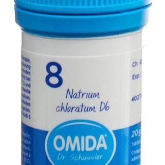 Omida Schüssler Nr8 Натрий хлорат Табл. D 6 Ds 20 г