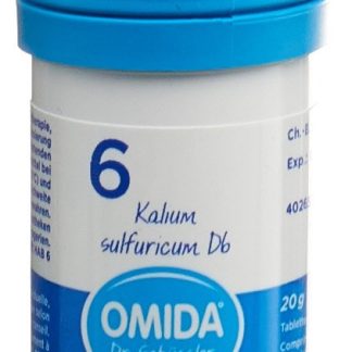 Omida Schüssler Nr6 Калиум серная таблетка D 6 Ds 20 г