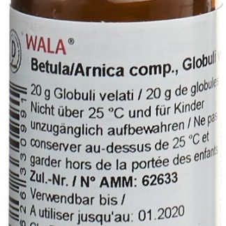 WALA Betula/Arnica комп., 20 г Globuli velati