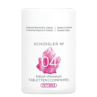 Таблетки хлорида калия PHYTOMED SCHÜSSLER № 4 D12, 100 г