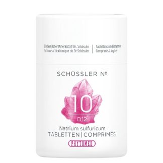 PHYTOMED SCHÜSSLER Nr10 Natrum сульфурикум табл. D 12 100 г