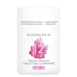 PHYTOMED SCHÜSSLER Nr12 Calcium sulfuricum Tabl D 12 100 g