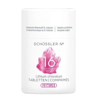 PHYTOMED SCHÜSSLER № 16 Таблетки хлората лития D12 100 г