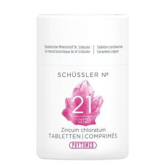 PHYTOMED SCHÜSSLER No. 21 Таблетки хлората цинка D 12 100 г