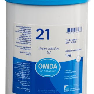 Omida Schüssler Nr21 Цинк хлорат Табл. D 12 Ds 1000 г