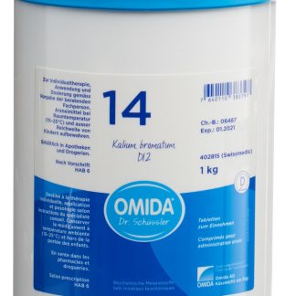 Omida Schüssler Nr14 Калий броматум Таблетка D 12 Ds 1000 г