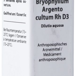 WELEDA Bryophyllum Argentocultum Rh D 3 Dilutio aquosa 20 мл