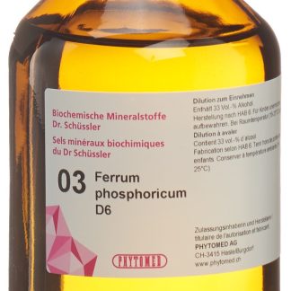 PHYTOMED SCHÜSSLER № 3 Феррум фосфорикум Dil D 6 500 мл