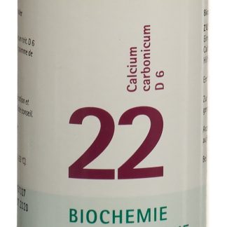PFLÜGER SCHÜSSLER № 22 Calc Carb Табл. D 6 100 г