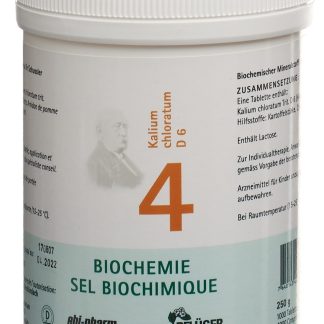Pflüger Schüssler №4 Калия хлорид таблетки D6 250 г