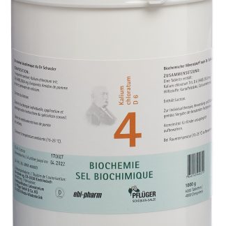 Pflüger Schüssler №4 Калия хлорид таблетки D6 1000 г