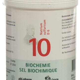 PFLÜGER SCHÜSSLER № 10 Natr sulf Table D 6 250 г