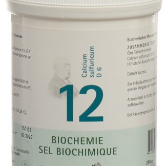 Pflüger Schüssler №12 Кальций серный Таблетки D6 250 г