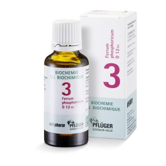 PFLÜGER SCHÜSSLER № 3 Ferr phos Drops D 12 30 мл