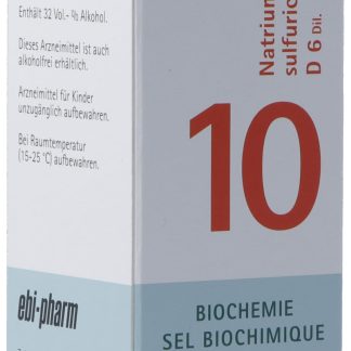 PFLÜGER SCHÜSSLER № 10 Натр сульф Тропфен Д 6 30 мл