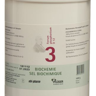 PFLÜGER SCHÜSSLER Nr3 Ferr phos Plv D 12 1 кг