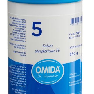 Omida Schüssler №5 Калий фосфорикум таблетки D6 350г