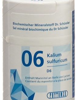 Таблетки PHYTOMED SCHÜSSLER № 6 D6, без лактозы, 500 г