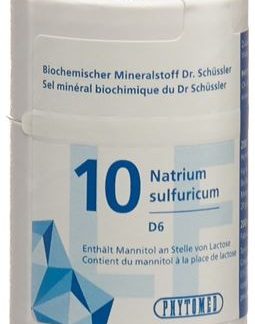 PHYTOMED SCHÜSSLER № 10 Таблетки D 6 без лактозы 500 г