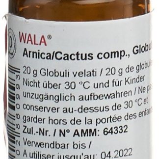 WALA Arnica/Cactus comp., Globuli velati 20 г
