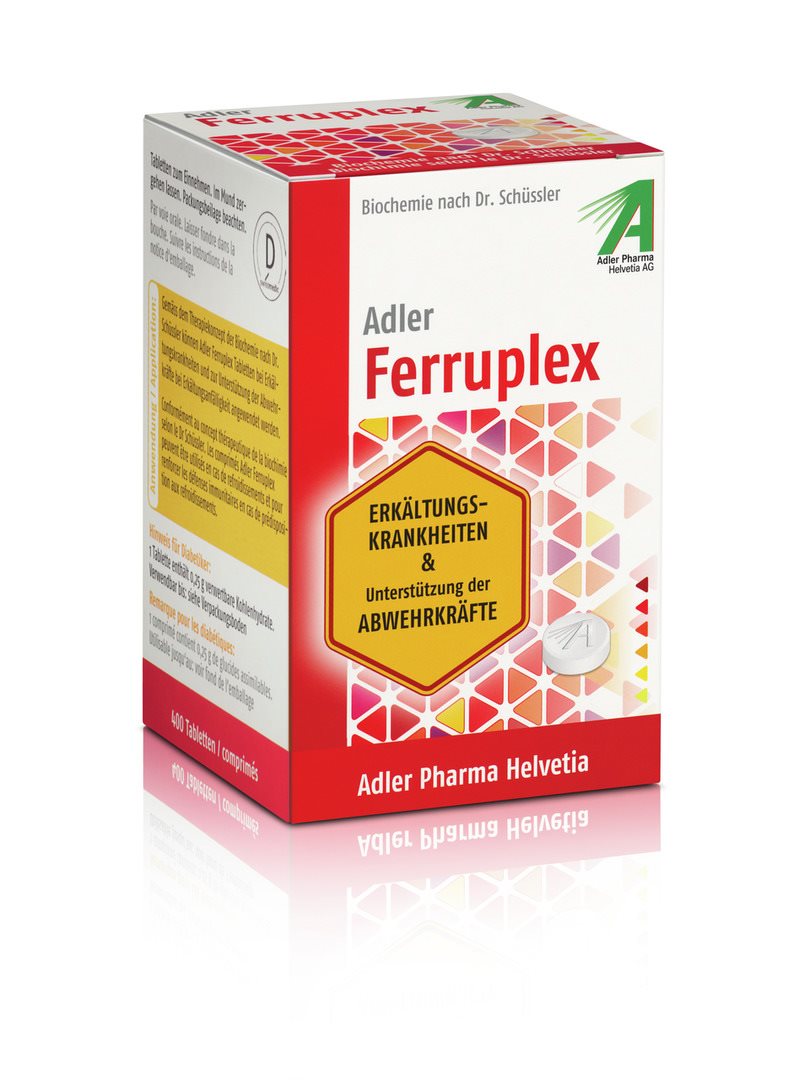 Таблетки ADLER Ferruplex, 400 шт.