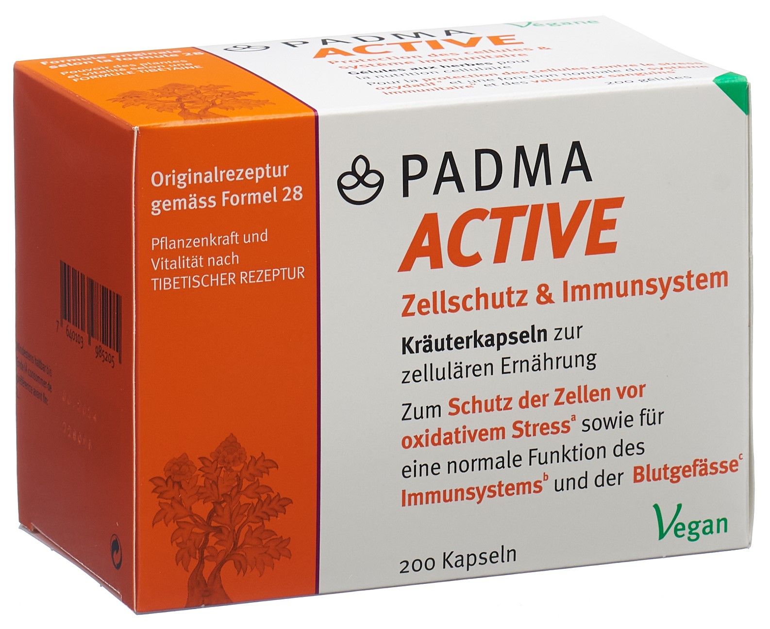 Капсулы PADMA ACTIVE, 200 шт.