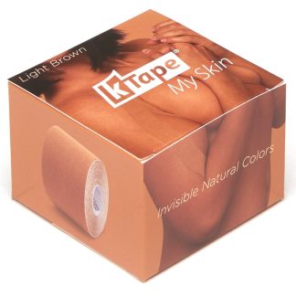 Клейкая лента K-Tape My Skin, рулон 5 см x 5 м, светло-коричневый.