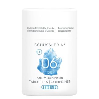 Таблетки PHYTOMED SCHÜSSLER No. 6 D6, без лактозы, 100 г